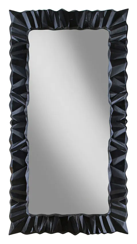 Furniture Classics 60-166 Black Wavy Mirror Furniture Classics 60-166 Black Wavy Mirror