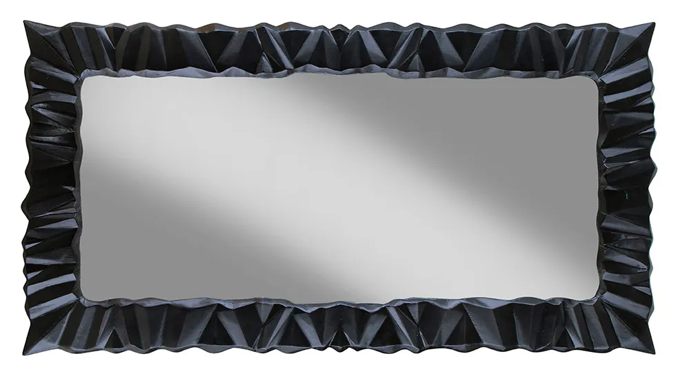Furniture Classics 60-166 Black Wavy Mirror Furniture Classics 60-166 Black Wavy Mirror