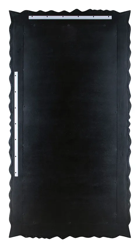 Furniture Classics 60-166 Black Wavy Mirror Furniture Classics 60-166 Black Wavy Mirror