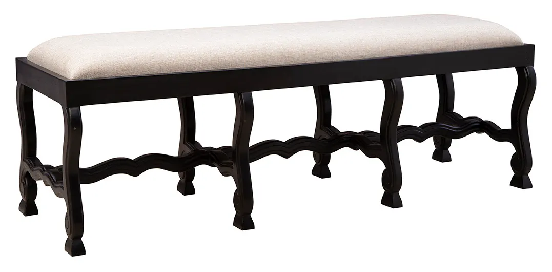 Furniture Classics 61055AB77 Black Romeo Bench Furniture Classics 61055AB77 Black Romeo Bench