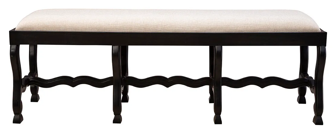 Furniture Classics 61055AB77 Black Romeo Bench Furniture Classics 61055AB77 Black Romeo Bench