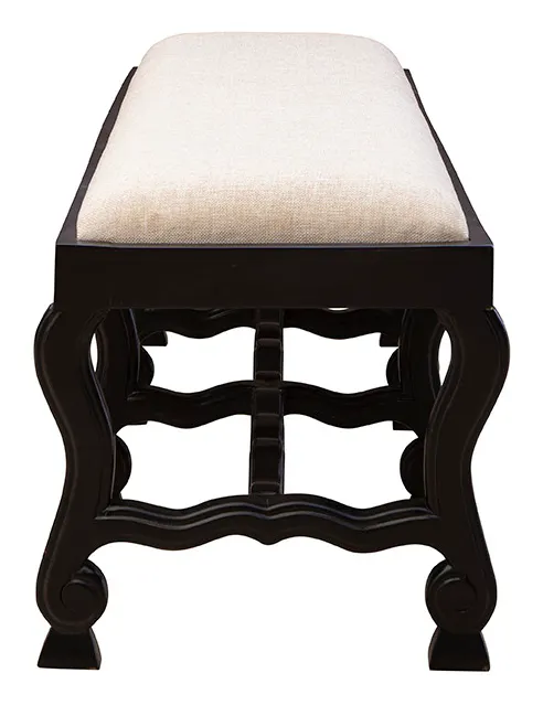 Furniture Classics 61055AB77 Black Romeo Bench Furniture Classics 61055AB77 Black Romeo Bench