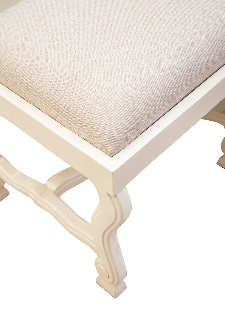 Furniture Classics 61055LT Cream Romeo Bench Furniture Classics 61055LT Cream Romeo Bench