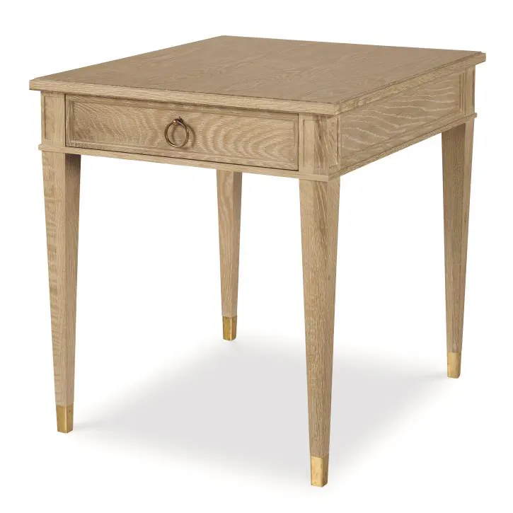Century Furniture 89A-624-V1 Maison 47 Side Table Blonde Cerused Century Furniture 89A-624-V1 Maison 47 Side Table Blonde Cerused