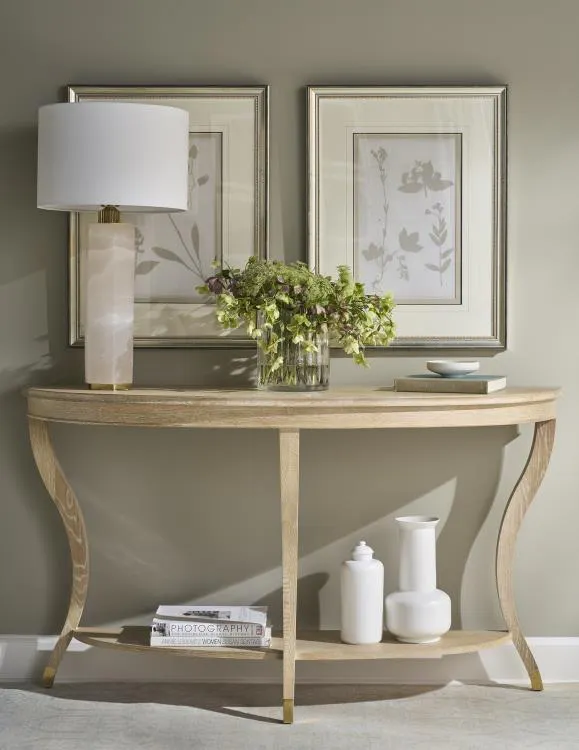 Century Furniture 89A-724-V1 Maison 47 Hallway Console Blonde Cerused Century Furniture 89A-724-V1 Maison 47 Hallway Console Blonde Cerused
