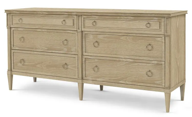 Century Furniture 89A-206-V1 Maison 47 Double Dresser Blonde Cerused Century Furniture 89A-206-V1 Maison 47 Double Dresser Blonde Cerused
