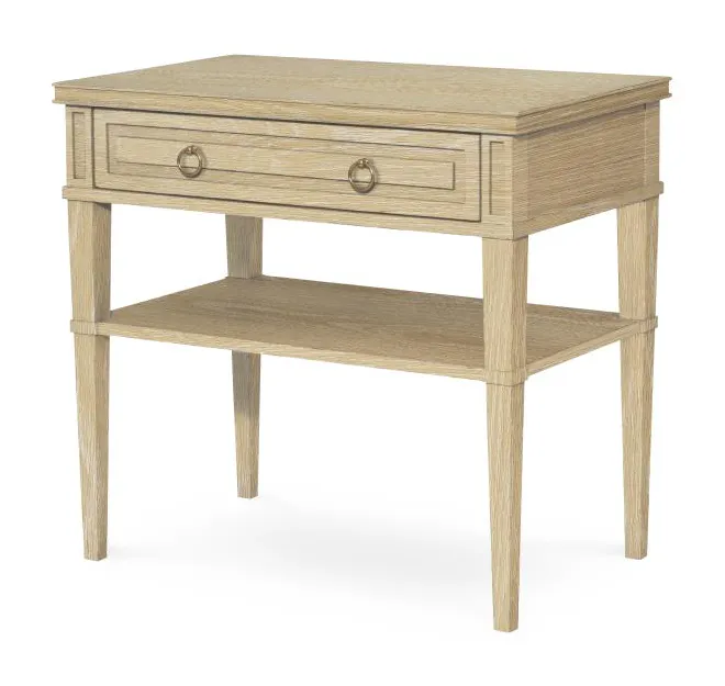 Century Furniture 89A-226-V1 Maison 47 Bed Side Table Blonde Cerused Century Furniture 89A-226-V1 Maison 47 Bed Side Table Blonde Cerused