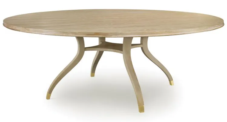 Century Furniture 89A-308-V1 Maison 47 Round 84 Inch Dining Table Blonde Cerused Century Furniture 89A-308-V1 Maison 47 Round 84 Inch Dining Table Blonde Cerused