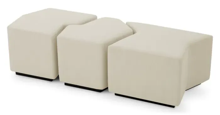 Eichholtz A118332 Stool Filbert set of 3 Eichholtz A118332 Stool Filbert set of 3