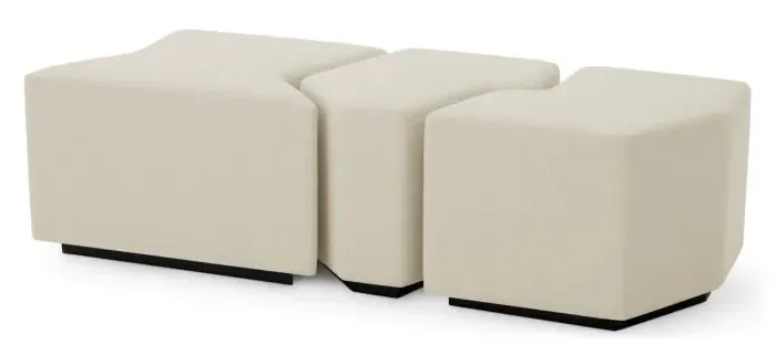 Eichholtz A118332 Stool Filbert set of 3 Eichholtz A118332 Stool Filbert set of 3