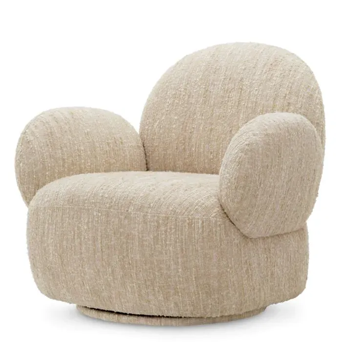 Eichholtz A118834 Swivel Chair Madrone