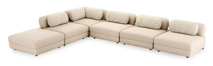 Eichholtz A118869 Modular Sofa Paulo Middle Eichholtz A118869 Modular Sofa Paulo Middle