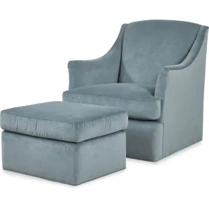 Wesley Hall BW454-24 Beverley Ottoman
