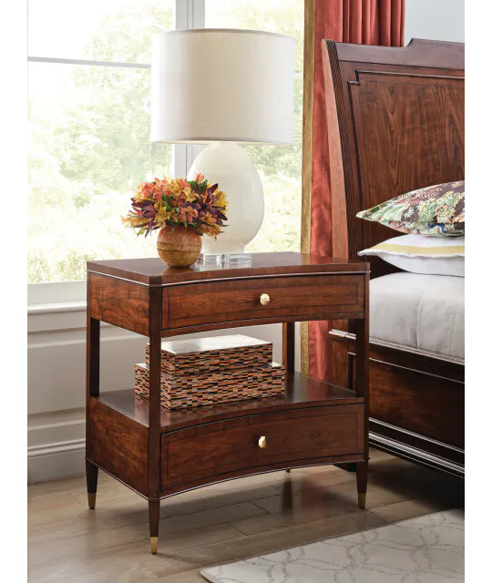 American Drew 426-421 Julian Two Drawer Nightstand American Drew 426-421 Julian Two Drawer Nightstand