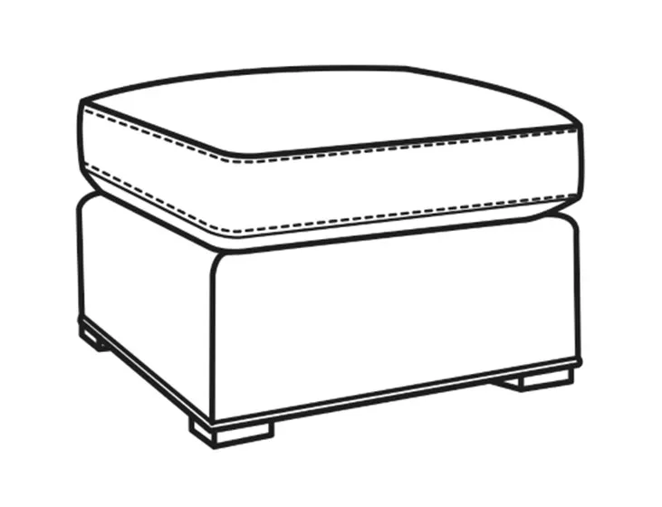 CR Laine L2100-07 Darius Ottoman