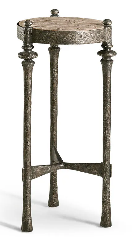 Jonathan Charles 491243-OWH Terravita Round Side Table Jonathan Charles 491243-OWH Terravita Round Side Table