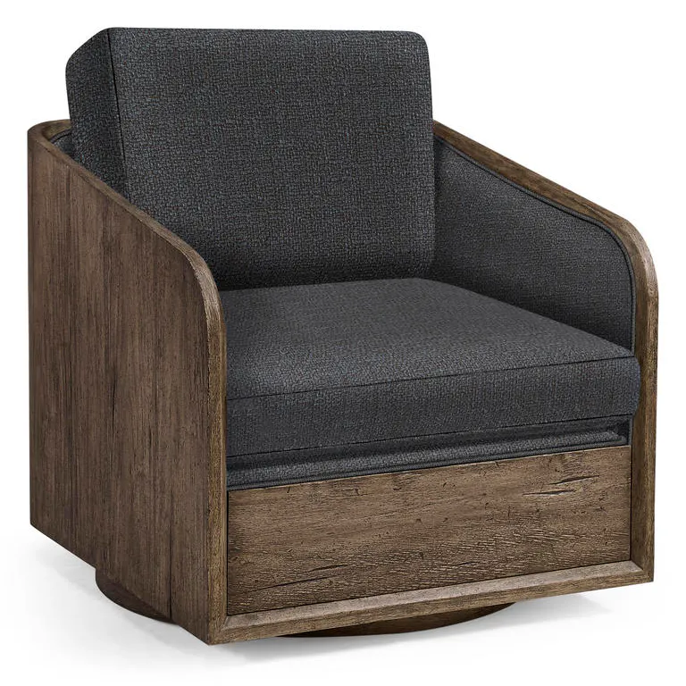 Jonathan Charles 491280-TDA-U3 Stone Ridge Fabric Swivel Occasional Chair Dark Jonathan Charles 491280-TDA-U3 Stone Ridge Fabric Swivel Occasional Chair Dark