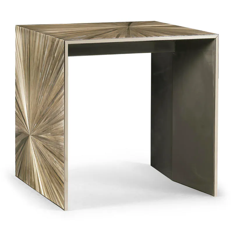 Jonathan Charles 500543-VGS Terra Square End Table