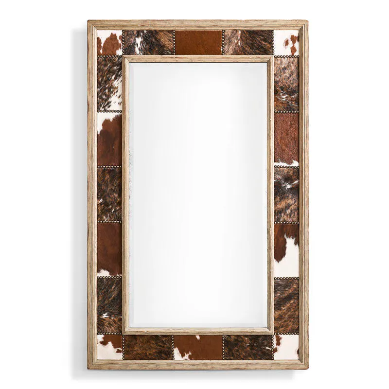 Jonathan Charles 491255-TGO Sagehill Rectangular Hide Mirror