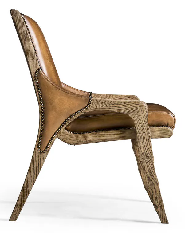 Jonathan Charles 491238-FDO-SC-U1 Echo Canyon Leather Side Chair Jonathan Charles 491238-FDO-SC-U1 Echo Canyon Leather Side Chair