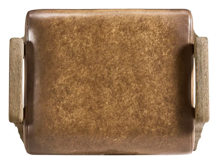 Jonathan Charles 491259-FDO-U1 Echo Canyon Leather Footstool Jonathan Charles 491259-FDO-U1 Echo Canyon Leather Footstool