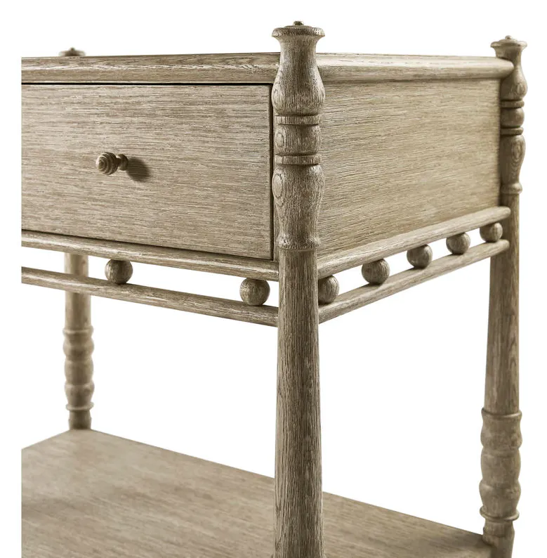 Jonathan Charles 530261-GYO Morris Bedside Table Jonathan Charles 530261-GYO Morris Bedside Table