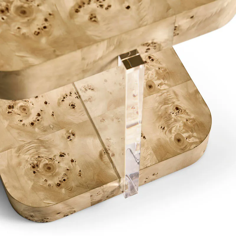 Jonathan Charles 500568-NMB Veil End Table Jonathan Charles 500568-NMB Veil End Table