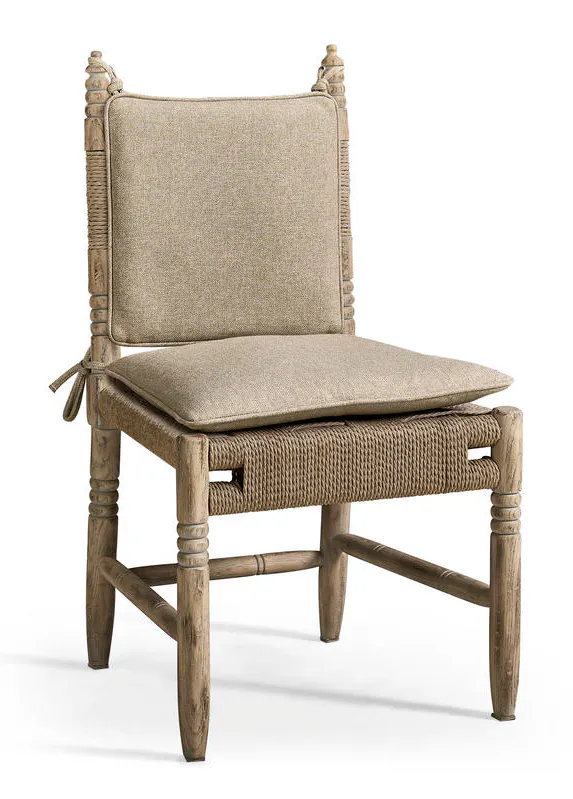 Jonathan Charles 491233-TGO-SC Sagehill Rush Seat Side Chair Jonathan Charles 491233-TGO-SC Sagehill Rush Seat Side Chair