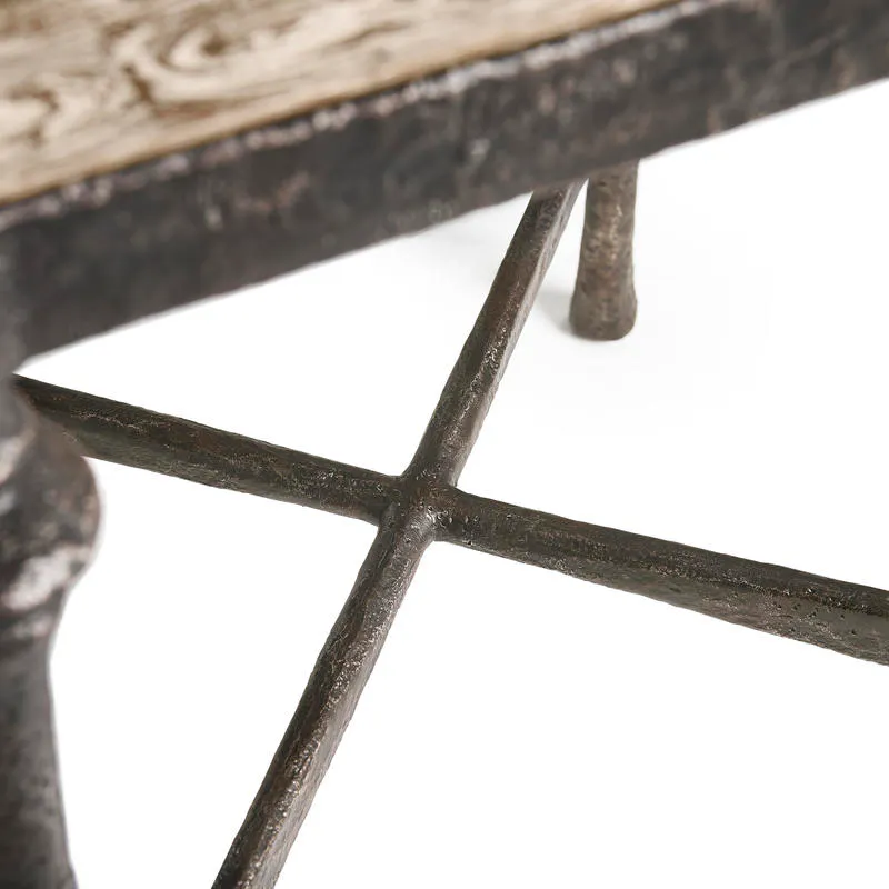 Jonathan Charles 491250-OWH Terravita Square Side Table Jonathan Charles 491250-OWH Terravita Square Side Table