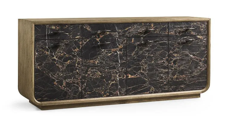 Jonathan Charles 491274-TLA Stone Ridge Marble Credenza Light
