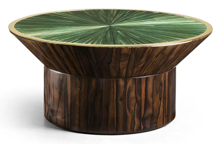 Jonathan Charles 500553-ZRD Verdure Round Cocktail Table Jonathan Charles 500553-ZRD Verdure Round Cocktail Table