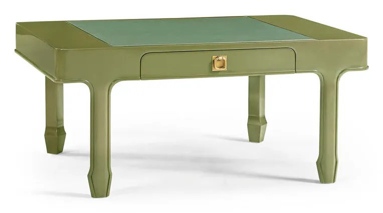 Jonathan Charles 500562-LDG Polly Avo Rectangular Cocktail Table Jonathan Charles 500562-LDG Polly Avo Rectangular Cocktail Table
