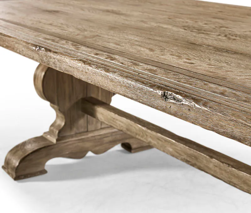 Jonathan Charles 491237-TGO-124L Sagehill Rectangular Trestle Table Jonathan Charles 491237-TGO-124L Sagehill Rectangular Trestle Table