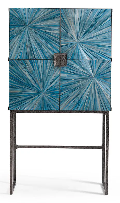 Jonathan Charles 500547-ABS Sapphire Bar Cabinet Jonathan Charles 500547-ABS Sapphire Bar Cabinet