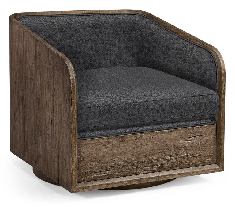 Jonathan Charles 491280-TDA-U3 Stone Ridge Fabric Swivel Occasional Chair Dark Jonathan Charles 491280-TDA-U3 Stone Ridge Fabric Swivel Occasional Chair Dark