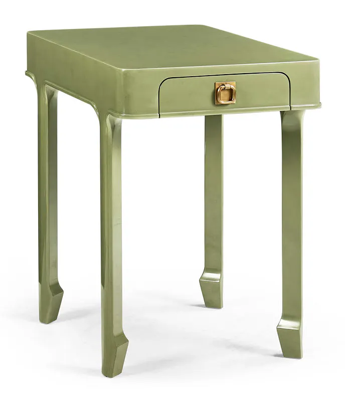 Jonathan Charles 500561-LDG Polly Avo Rectangular End Table Jonathan Charles 500561-LDG Polly Avo Rectangular End Table