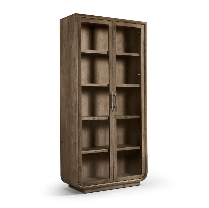 Jonathan Charles 491276-TDA Stone Ridge Gallery Cabinet Dark