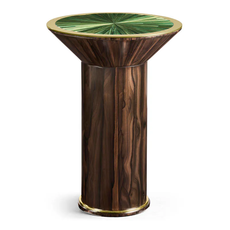 Jonathan Charles 500552-ZRD Verdure Round Side Table