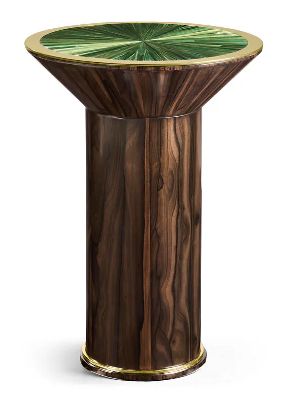 Jonathan Charles 500552-ZRD Verdure Round Side Table Jonathan Charles 500552-ZRD Verdure Round Side Table