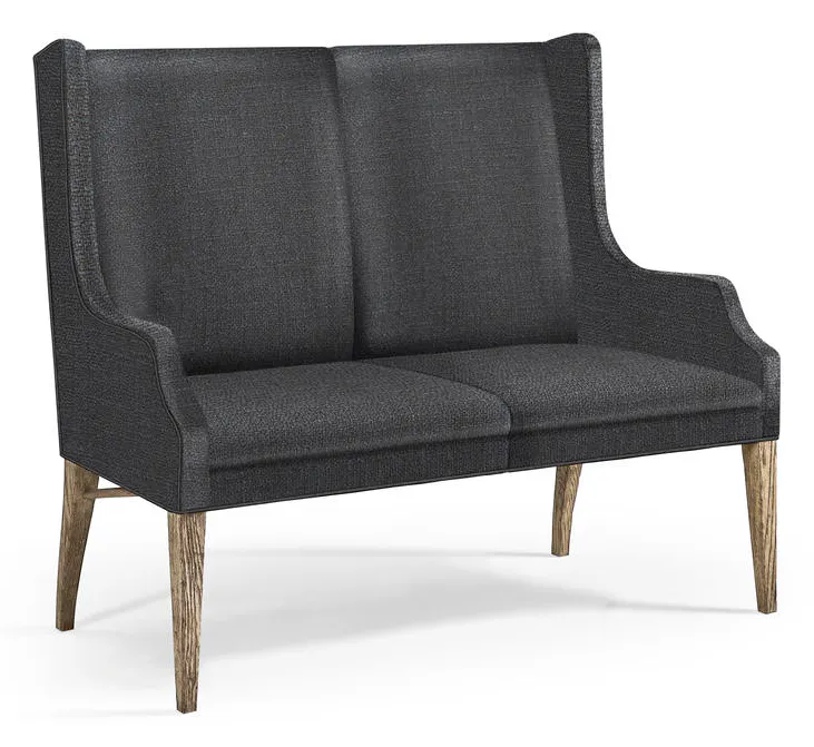 Jonathan Charles 491262-TGO-U3 Sagehill Fabric Loveseat Bench Jonathan Charles 491262-TGO-U3 Sagehill Fabric Loveseat Bench