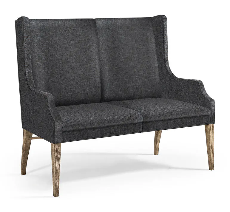 Jonathan Charles 491262-TGO-U3 Sagehill Fabric Loveseat Bench Jonathan Charles 491262-TGO-U3 Sagehill Fabric Loveseat Bench