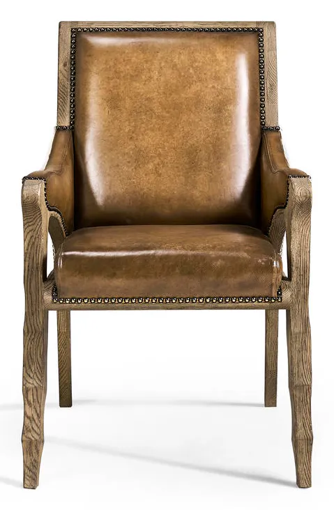 Jonathan Charles 491238-FDO-AC-U2 Echo Canyon Leather & Hide Arm Chair Jonathan Charles 491238-FDO-AC-U2 Echo Canyon Leather & Hide Arm Chair
