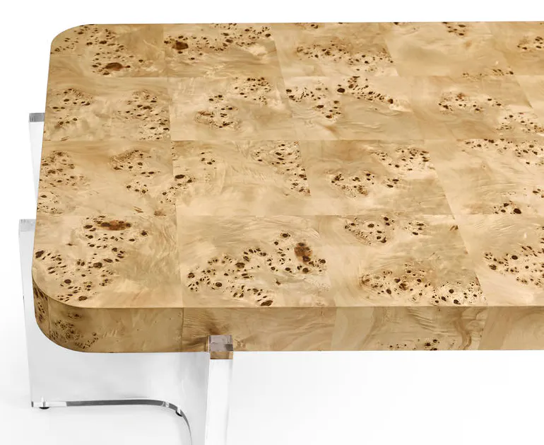 Jonathan Charles 500569-NMB Veil Rectangular Cocktail Table Jonathan Charles 500569-NMB Veil Rectangular Cocktail Table