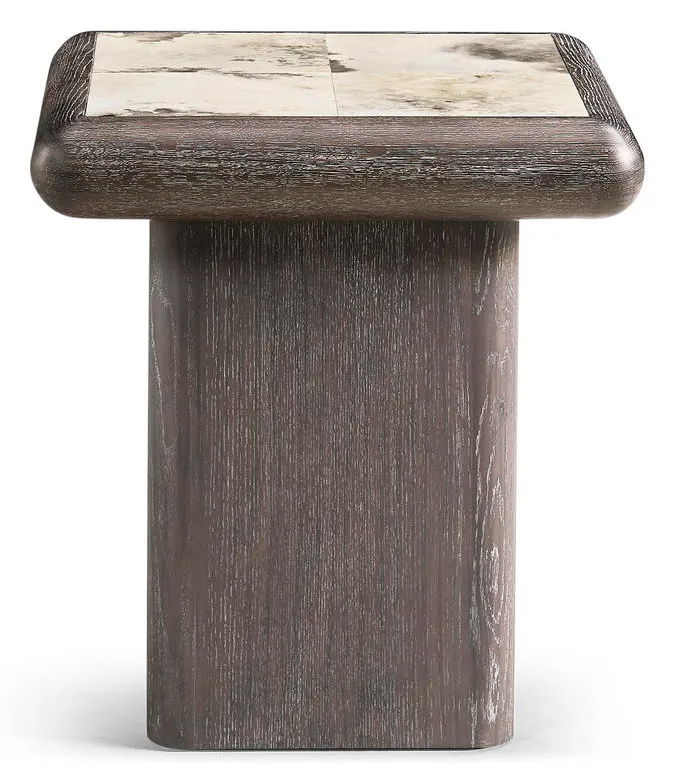 Jonathan Charles 500559-BWP Truett Square Side Table Jonathan Charles 500559-BWP Truett Square Side Table