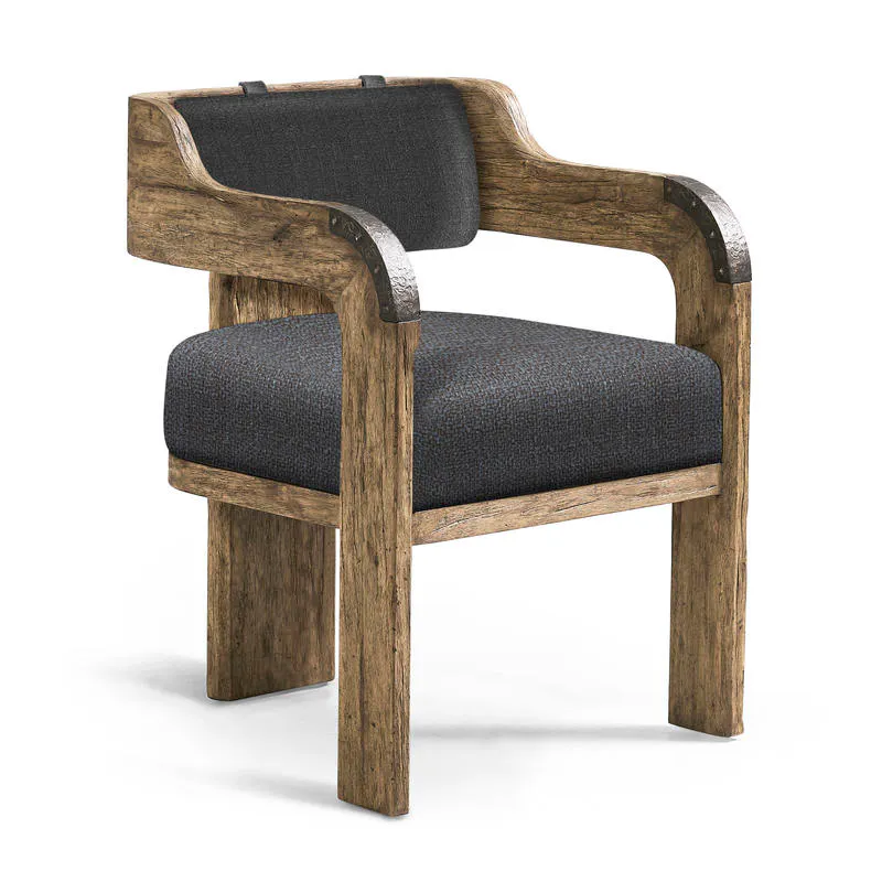 Jonathan Charles 491271-TLA-AC-U3 Stone Ridge Fabric Arm Chair Light