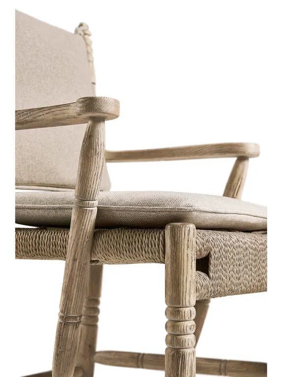 Jonathan Charles 491233-TGO-AC Sagehill Rush Seat Arm Chair Jonathan Charles 491233-TGO-AC Sagehill Rush Seat Arm Chair