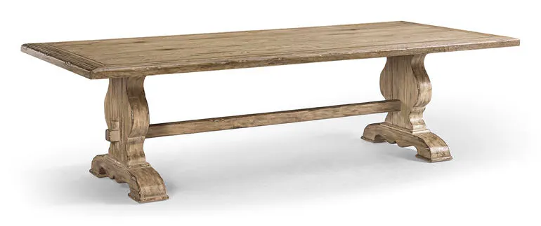 Jonathan Charles 491237-TGO-124L Sagehill Rectangular Trestle Table Jonathan Charles 491237-TGO-124L Sagehill Rectangular Trestle Table