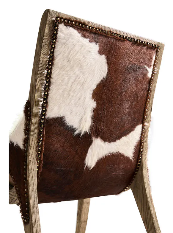 Jonathan Charles 491238-FDO-SC-L044 Echo Canyon Leather & Hide Side Chair Jonathan Charles 491238-FDO-SC-L044 Echo Canyon Leather & Hide Side Chair