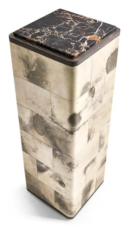 Jonathan Charles 500557-BWP Truett High Pedestal Table Black And White Jonathan Charles 500557-BWP Truett High Pedestal Table Black And White