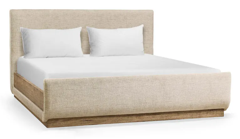 Jonathan Charles 491269-TLA-K Stone Ridge Upholstered Bed Light Jonathan Charles 491269-TLA-K Stone Ridge Upholstered Bed Light
